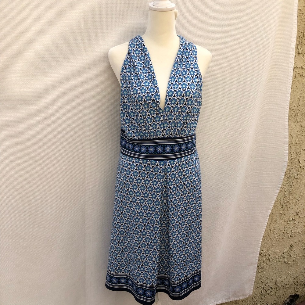 Max Studio Midi Sleeveless Dress V-Neck Sz Large